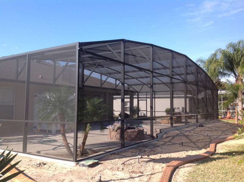 pool enclosure screen types